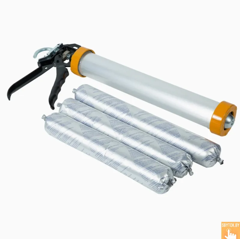 Клей-герметик автомобильный MS120 черный 600 мл УФ-стойкий