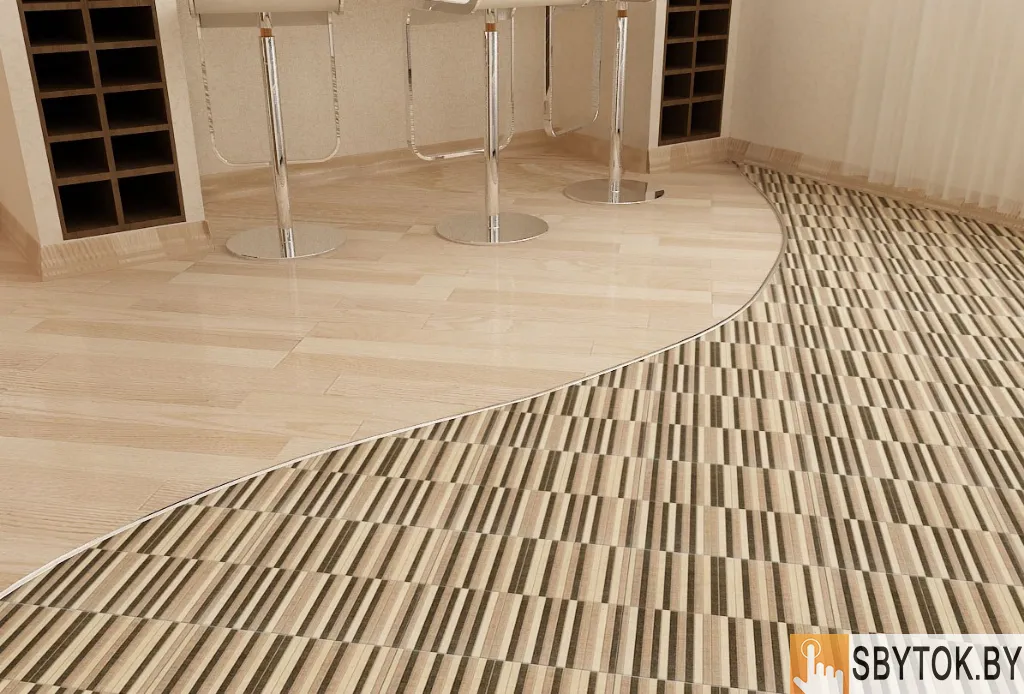 Укладка ламината, монтаж плинтусов