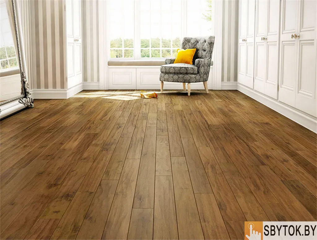 Укладка ламината, монтаж плинтусов