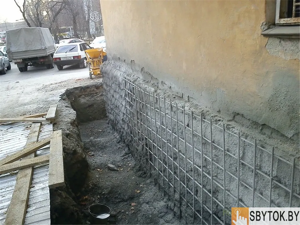 Полное восстановление, укрепление старых фундаментов