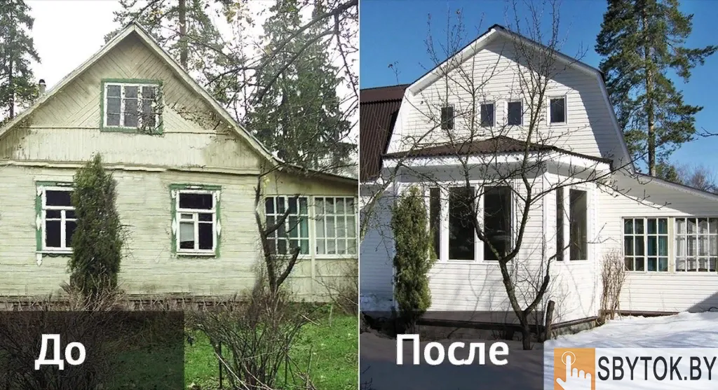 Ремонт полностью восстановление дачные дома