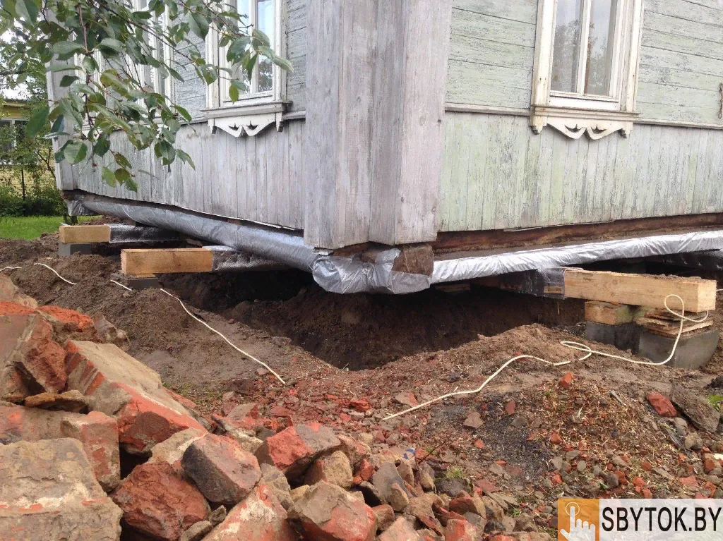 Подъем деревянных домов