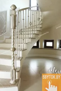 Перила кованые для лестницы на заказ